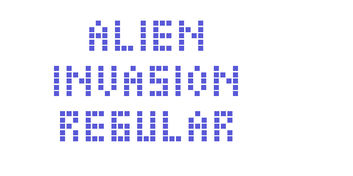 Alien Invasion Regular Font