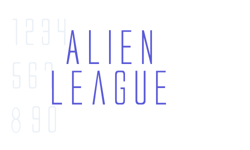 Alien League Font Download