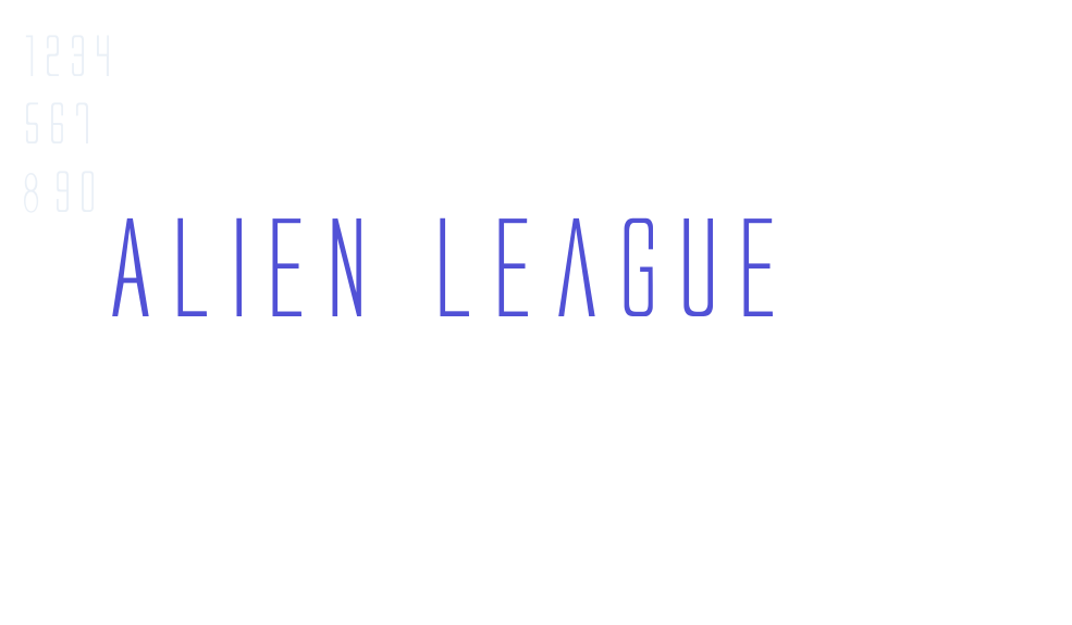 Alien League-font-download