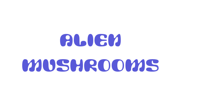 Alien Mushrooms Font Download