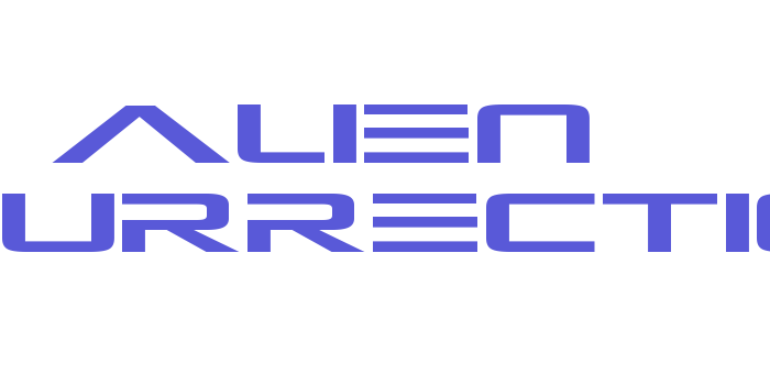 Alien Resurrection Font Download