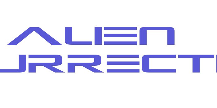 Alien Resurrection Font