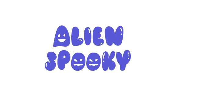 Alien Spooky Font Download