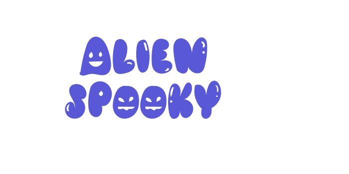 Alien Spooky Font