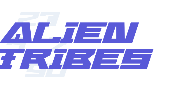 Alien Tribes Font