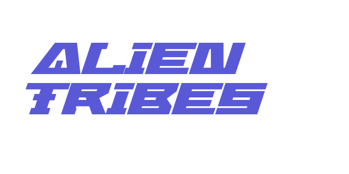 Alien Tribes Font Download