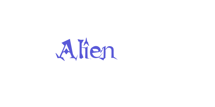 Alien Font Download