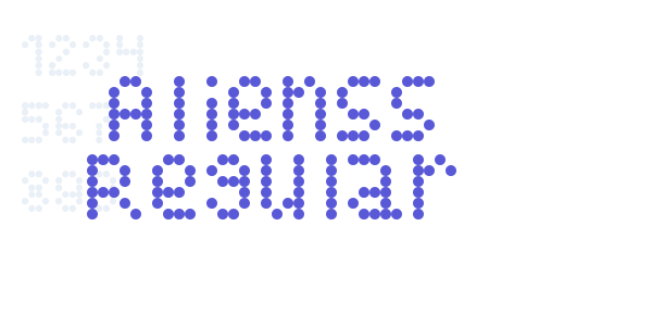 Alienss Regular font free