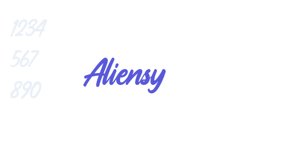 Aliensy font