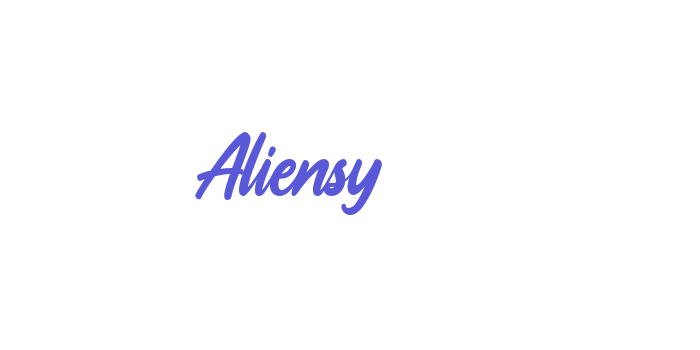 Aliensy Font Download