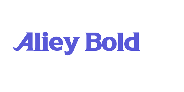 Aliey Bold Font