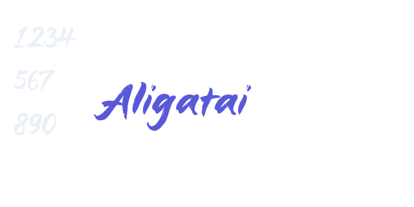 Aligatai font free