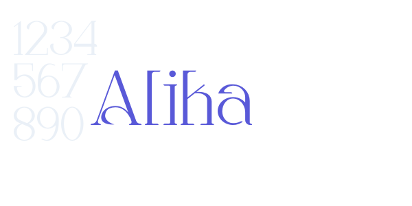 Alika font free