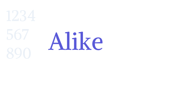 Alike font free