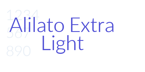 Alilato Extra Light-font-download
