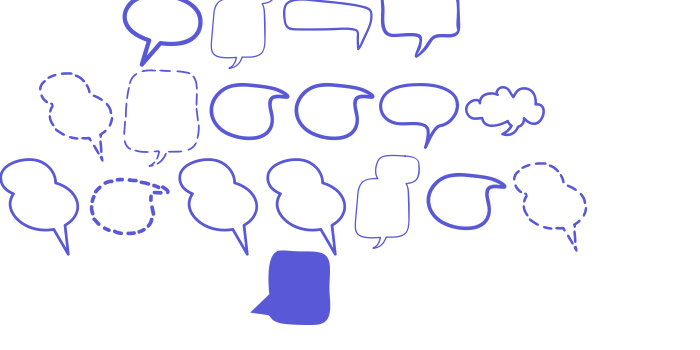 Alin Speech Bubbles 2 Font