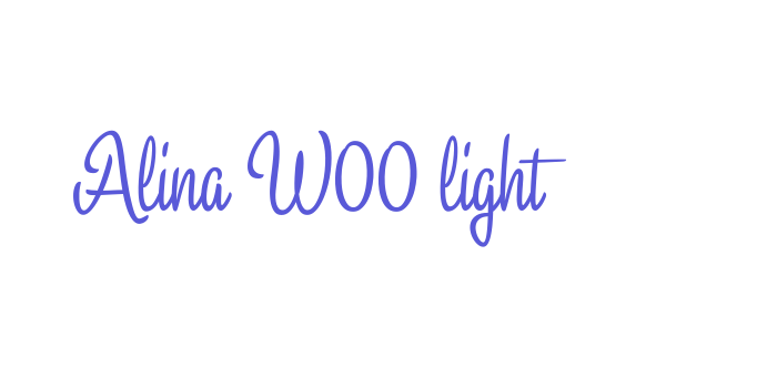 Alina W00 light Font Download