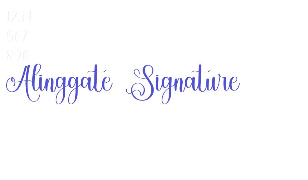 Alinggate Signature-font-download