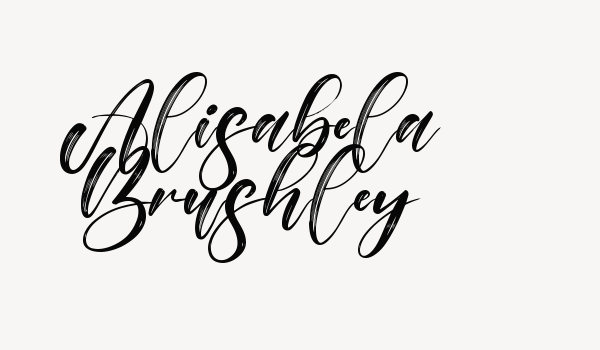 Alisabela Brushley Font