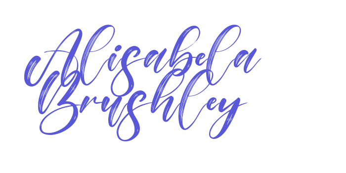 Alisabela Brushley Font