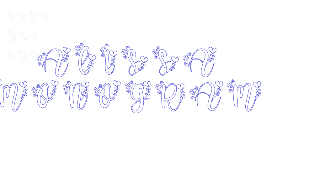 Alissa Monogram-font-download