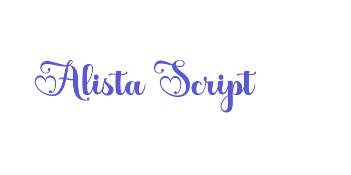 Alista Script Font Download