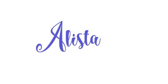 Alista Font Download