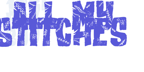 All my Stitches font free