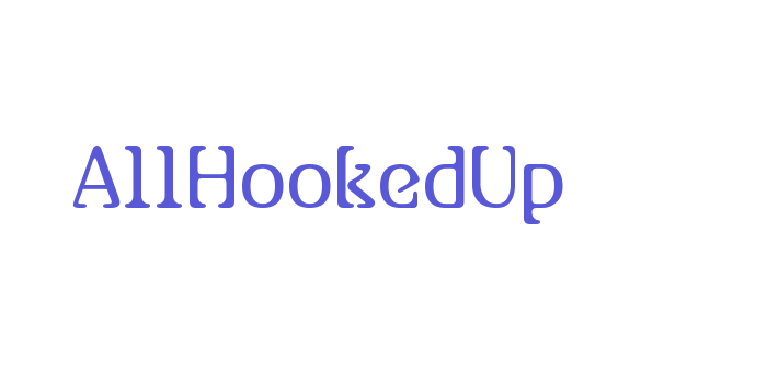 AllHookedUp Font Download