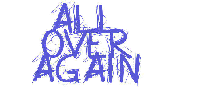 All Over Again Font Download