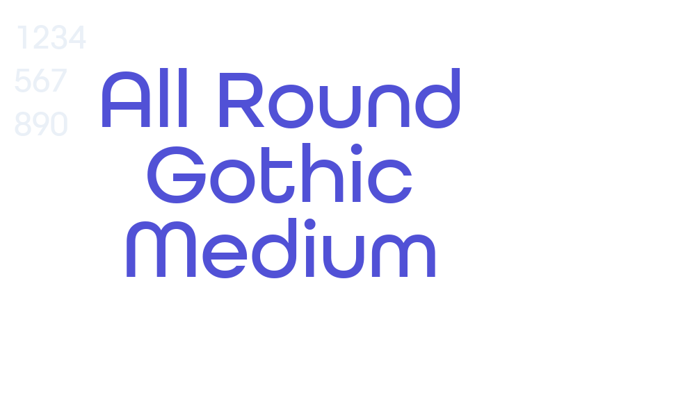 All Round Gothic Medium-font-download