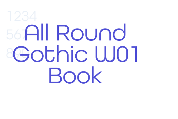 All Round Gothic W01 Book