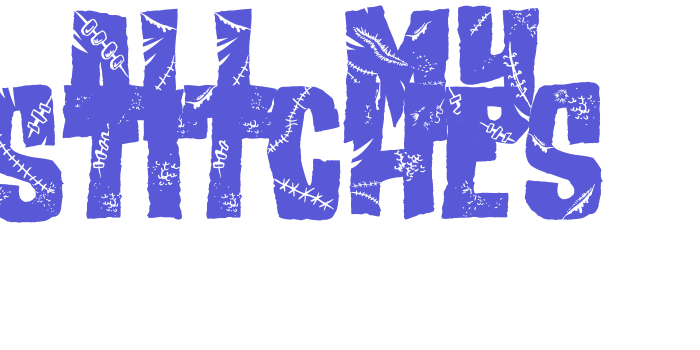 All my Stitches Font Download