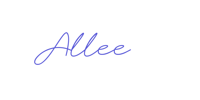 Allee Font