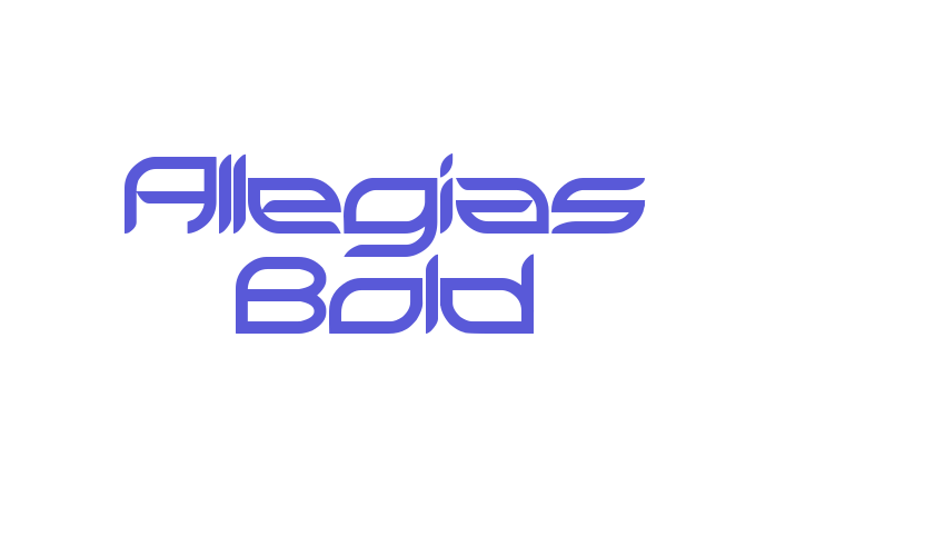 Allegias Bold Font Download