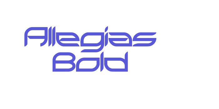 Allegias Bold Font Download