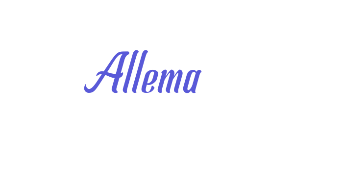 Allema Font Download