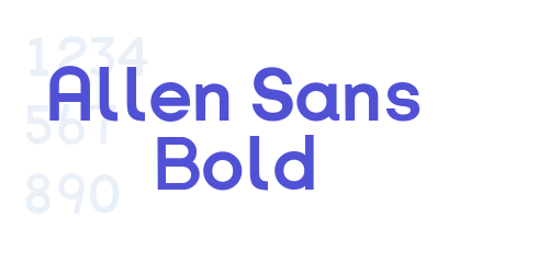 Allen Sans Bold-font-download