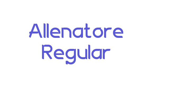 Allenatore Regular Font Download