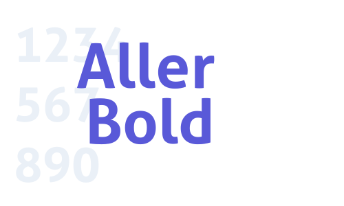 Aller Bold Font