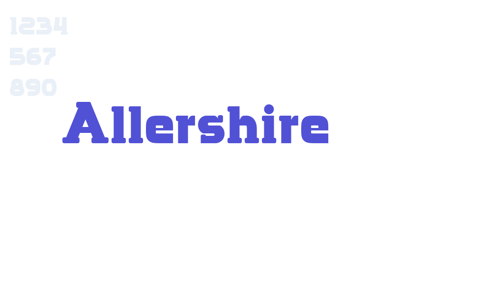 Allershire-font-download