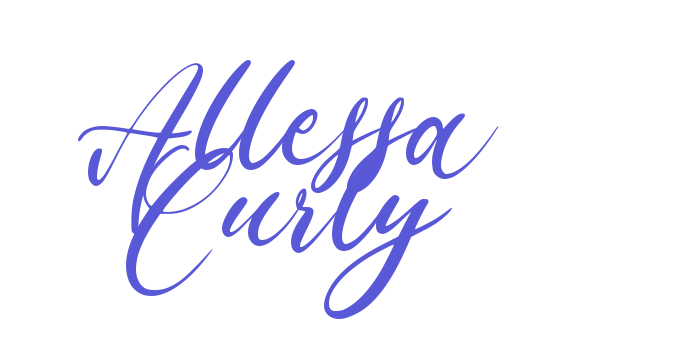 Allessa Curly Font Download