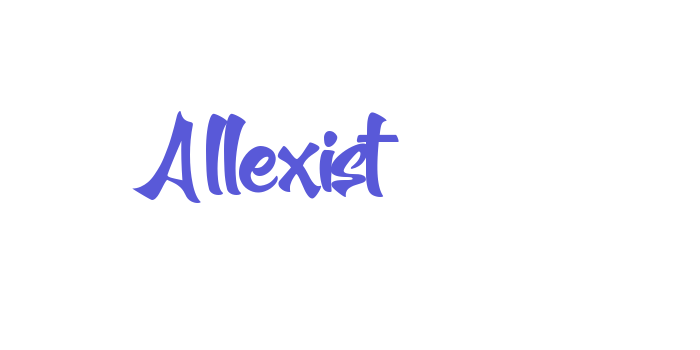 Allexist Font Download