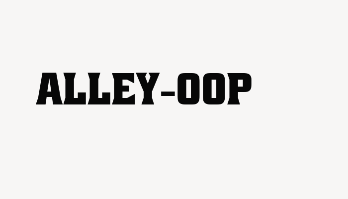 Alley-Oop font download