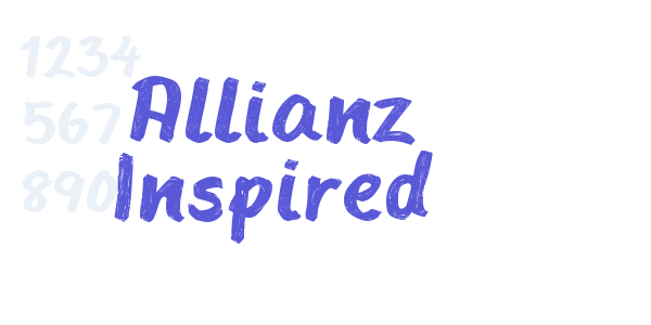 Allianz Inspired font free