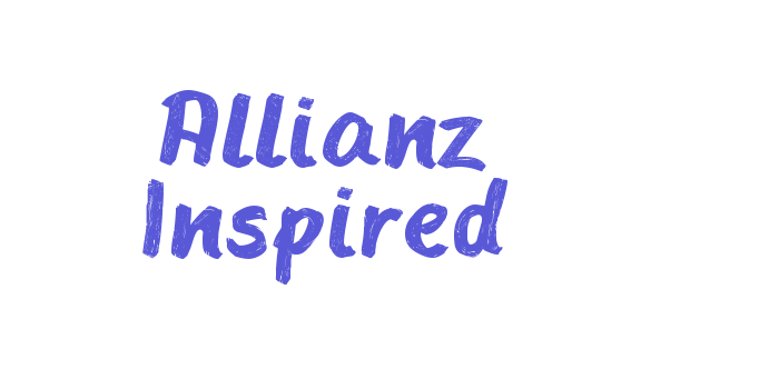 Allianz Inspired Font Download