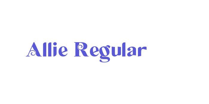 Allie Regular Font Download