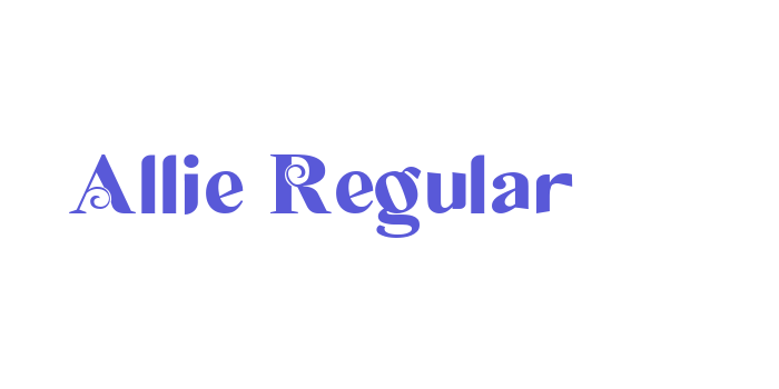 Allie Regular Font