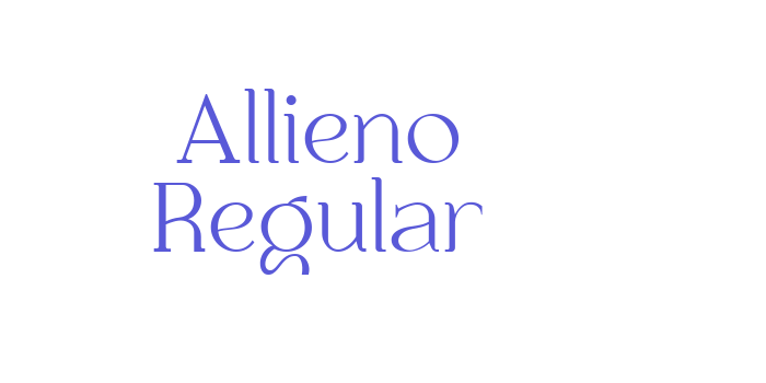 Allieno Regular Font Download