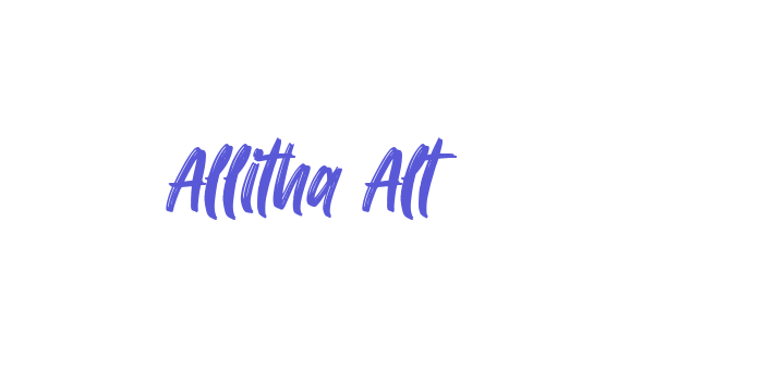 Allitha Alt Font Download